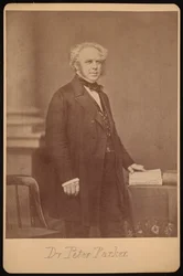 Portret van Peter Parker 1804-1888, voor 1888