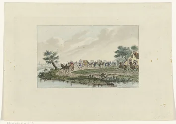Aanhouding van de prinses bij Goejanverwellesluis, 1787
