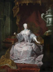 Portret van keizerin Maria Theresia van Oostenrijk