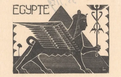 Sfinx en piramide