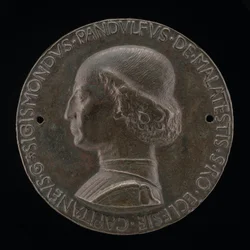Sigismondo Pandolfo Malatesta, 1417-1468, Heer van Rimini en Fano [voorzijde], 1446