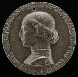 Sigismondo Pandolfo Malatesta, 1417-1468, Heer van Rimini en Fano [voorzijde], 1446
