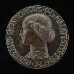 Sigismondo Pandolfo Malatesta, 1417-1468, Heer van Rimini en Fano [voorzijde], 1446