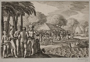 Over de ontvangst van de Nederlanders op een ander eiland