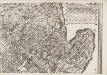 Kaart van Rome, rechterbovenhoek