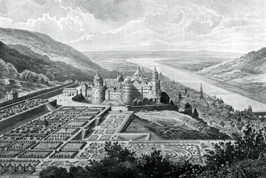 Kasteel Heidelberg, Duitsland, in 1620, 1903
