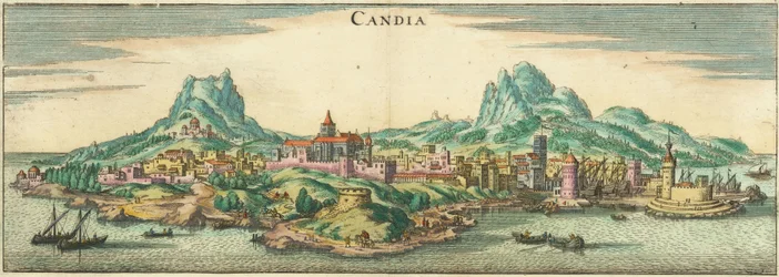 Heraklion - Candia, Corphu (uitsnede)