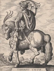 Plaat 3: Keizer Tiberius te Paard, uit 