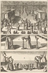 Plaat uit "Topographia Italiae", 1688