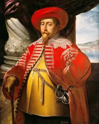Portret van koning Gustaaf II Adolf van Zweden
