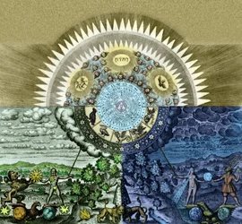 Eenheid van het universum en Pansophie (gravure)
