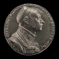 Lorenz Staiber, 1485-1539, Patriciër van Neurenberg, Schrijver en Redenaar [voorzijde], 1535