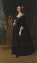 Maria Hartmansdr de Custer, ca.1755 (olieverf op doek)