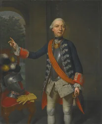 Portret van Friedrich Wilhelm Ernst, Graaf van Schaumburg-Lippe 1724-1777, 1763