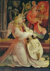 Het concert van engelen, uit het Isenheimer altaarstuk (detail)