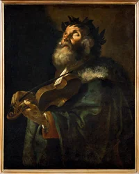 Homerus (schilderij op doek)