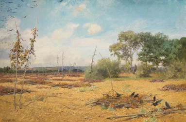 Wanneer Hoppen zijn Gehuisvest en Tuinen Kaal, 1888