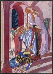 De dood van Romeo en Julia, laatste scène van het toneelstuk door William Shakespeare (1564-1616)