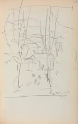 Italiaans Schetsboek: Landschap pagina 116, 1898-1899