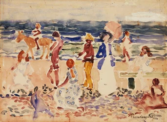 Op het strand, ca. 1920-23