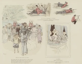 Illustratie voor La Vie De Londres door Mars