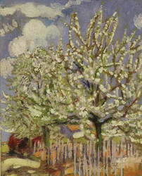 Bloeiende bomen, 1908