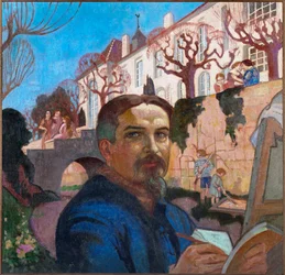 Maurice Denis, zelfportret voor de priorij (olieverf op doek)