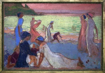 Septemberavond op het strand van Trestignel