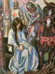 Mount Thee Behind Me On My Steed - Het dappere paard dat zijn ruiter nooit in de steek liet, illustratie uit 