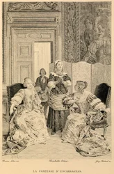 De gravin van Escarbagnas van Moliere
