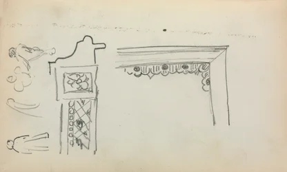 Italiaans schetsboek: Architecturale details en figuren (pagina 199)