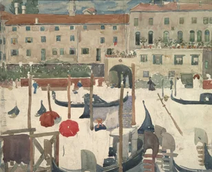 De Quai, Venetië (recto); Venetia Marina (verso)