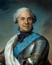 Portret van Hermann Maurice, Graaf van Saksen (1696-1750)