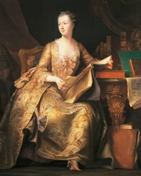Portret van Marquise de Pompadour, c.1755
