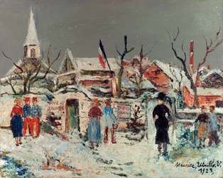 Landschap onder de sneeuw, Maixe