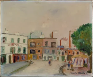"Les usines de banlieu" (De fabrieken in de voorsteden)