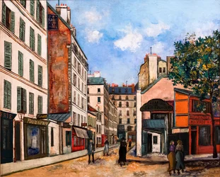 Rue Bayen in Parijs, ca. 1915 (olieverf op doek)
