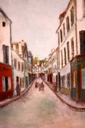 Straat in Pontoise