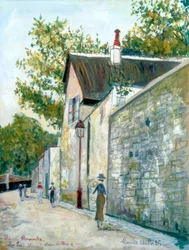 Het oude Montmartre, het huis van Hendrik IV