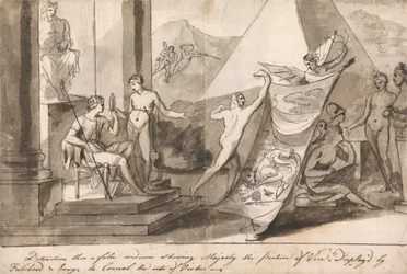 Een allegorie over de benarde situatie van de kunstenaar