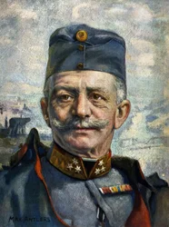 Portret van Conrad von Hotzendorf (1852-1925), veldmaarschalk van het Oostenrijks-Hongaarse leger