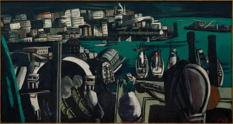 Uitzicht op Genua: De haven van Genua