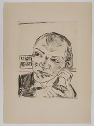 De omroeper (Zelfportret)