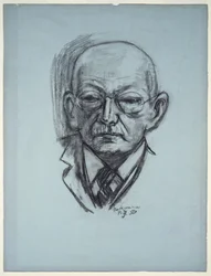 Portret van Georg Swarzenski