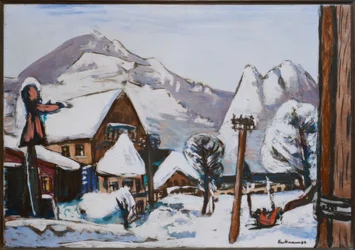 Sneeuwlandschap Garmisch