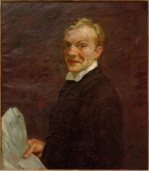 Zelfportret (lachend)