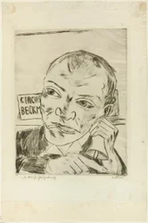 De Roep (Zelfportret), plaat één uit Der Jahrmarkt