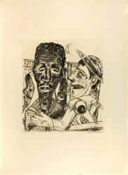 De zwarte man, plaat zes uit Jahrmarkt