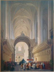 Het interieur van de Frauenkirche in München