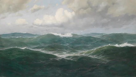 Bewegende zee
